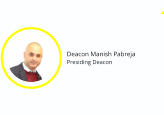 Deacon Manish Pabreja Presiding Deacon